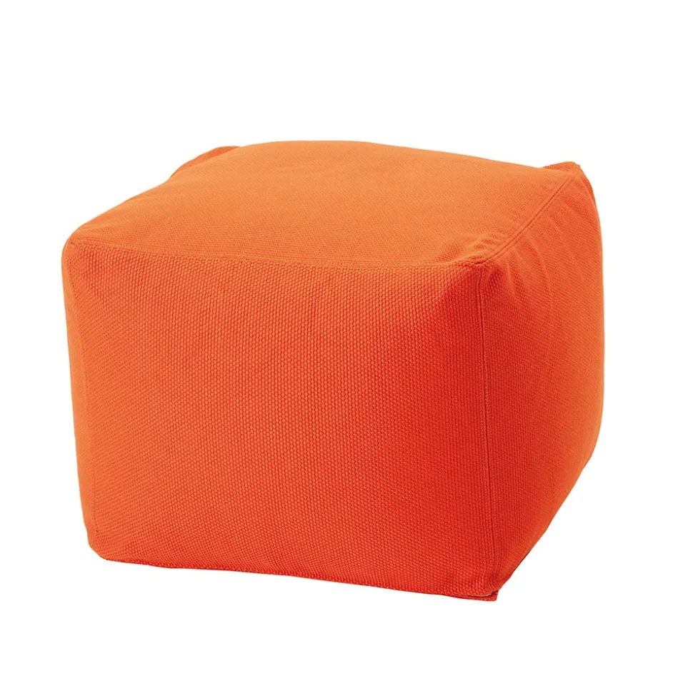 Pouf Morbido Quadrato da Interno ed Esterno in Tessuto Vari Colori - Naemi