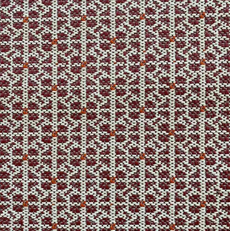 Pouf Morbido Rotondo da Salotto Interno o Esterno in Tessuto Colorato - Naemi