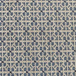 Pouf Morbido Rotondo da Salotto Interno o Esterno in Tessuto Colorato - Naemi