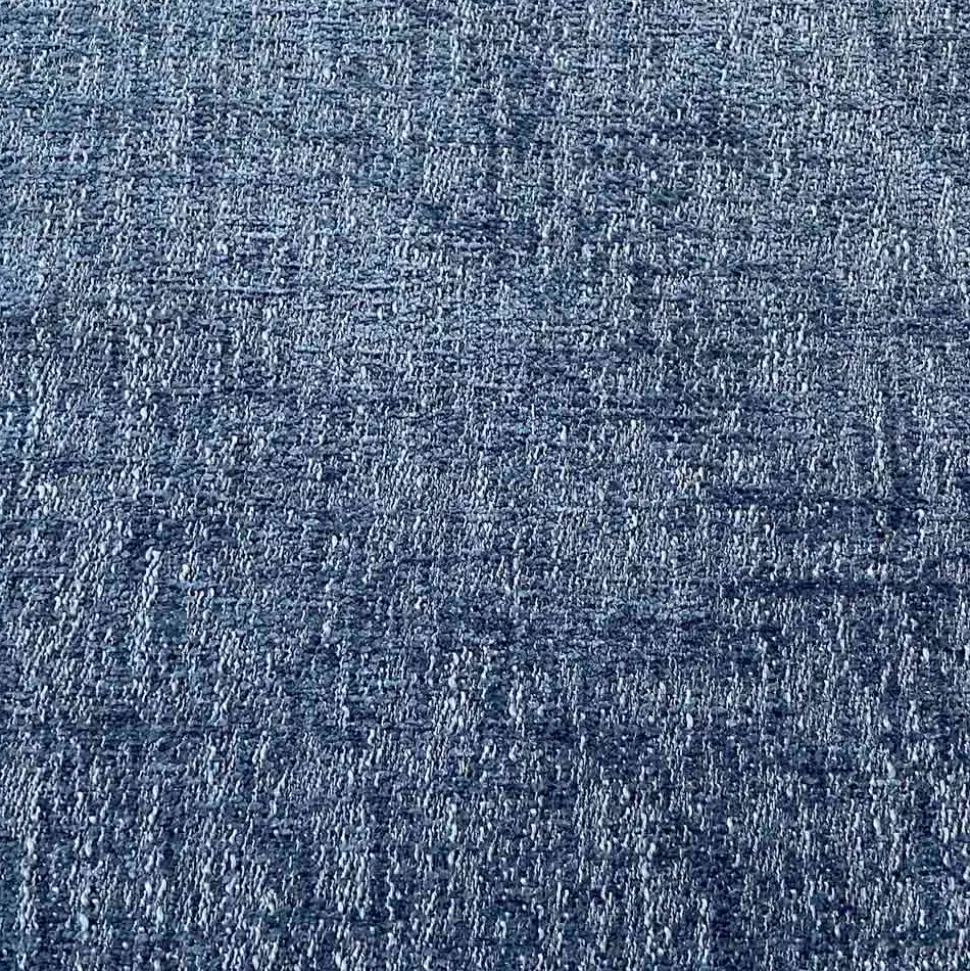 Pouf Ottomano Rotondo da Salotto in Ciniglia Colorata 3 Dimensioni - Evelyne