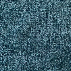 Pouf Ottomano Rotondo da Salotto in Ciniglia Colorata 3 Dimensioni - Evelyne