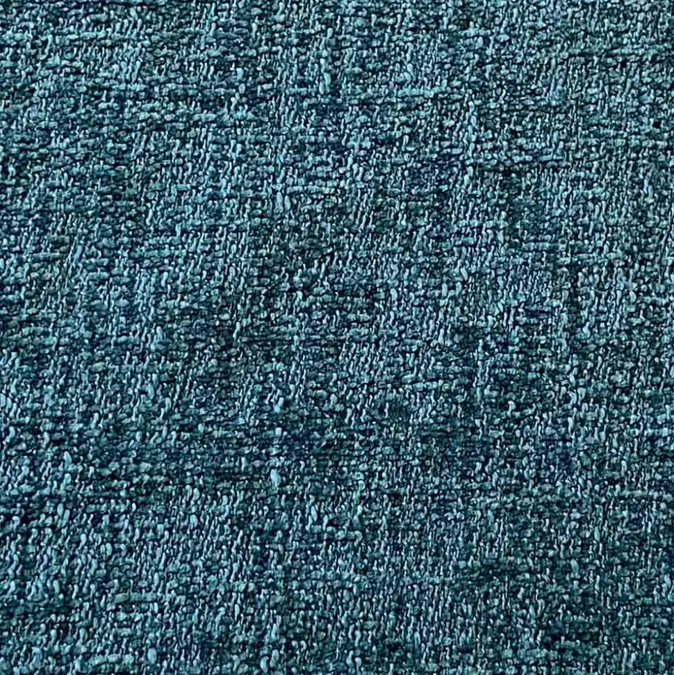 Pouf Ottomano Rotondo da Salotto in Ciniglia Colorata 3 Dimensioni - Evelyne