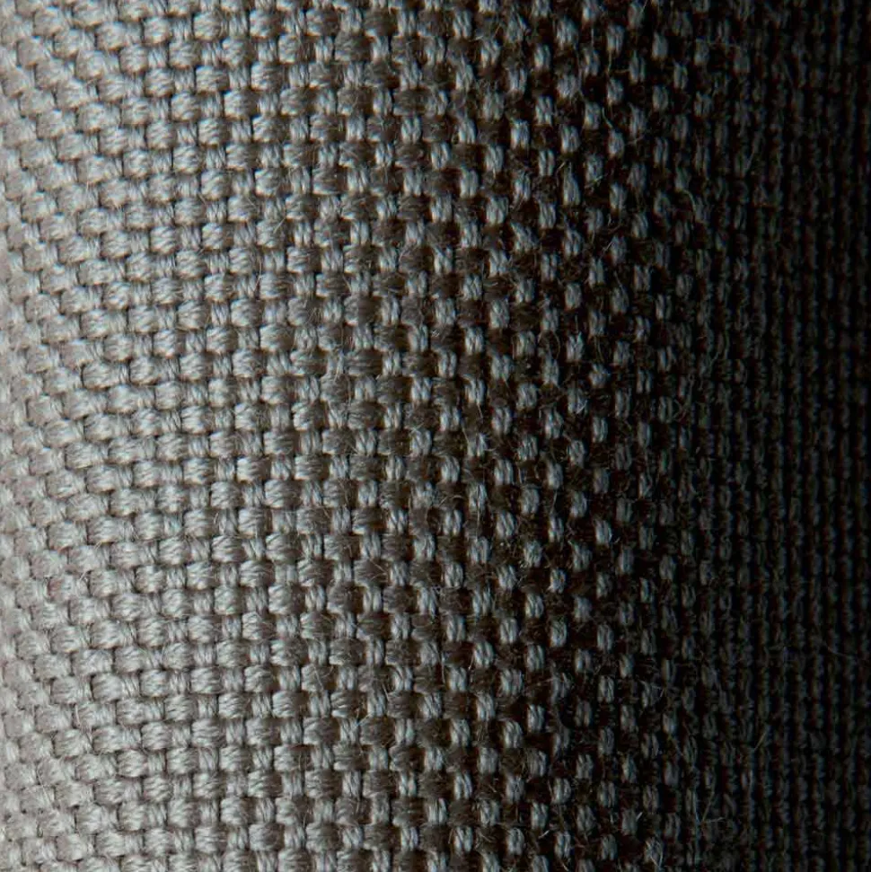 Pouf Quadrato da Esterno di Design in Metallo e Tessuto Made in Italy - Selia
