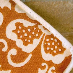 Presine d’Arte Italiana in Puro Lino con Stampa Pezzo Unico Artigianale, 6 Pezzi