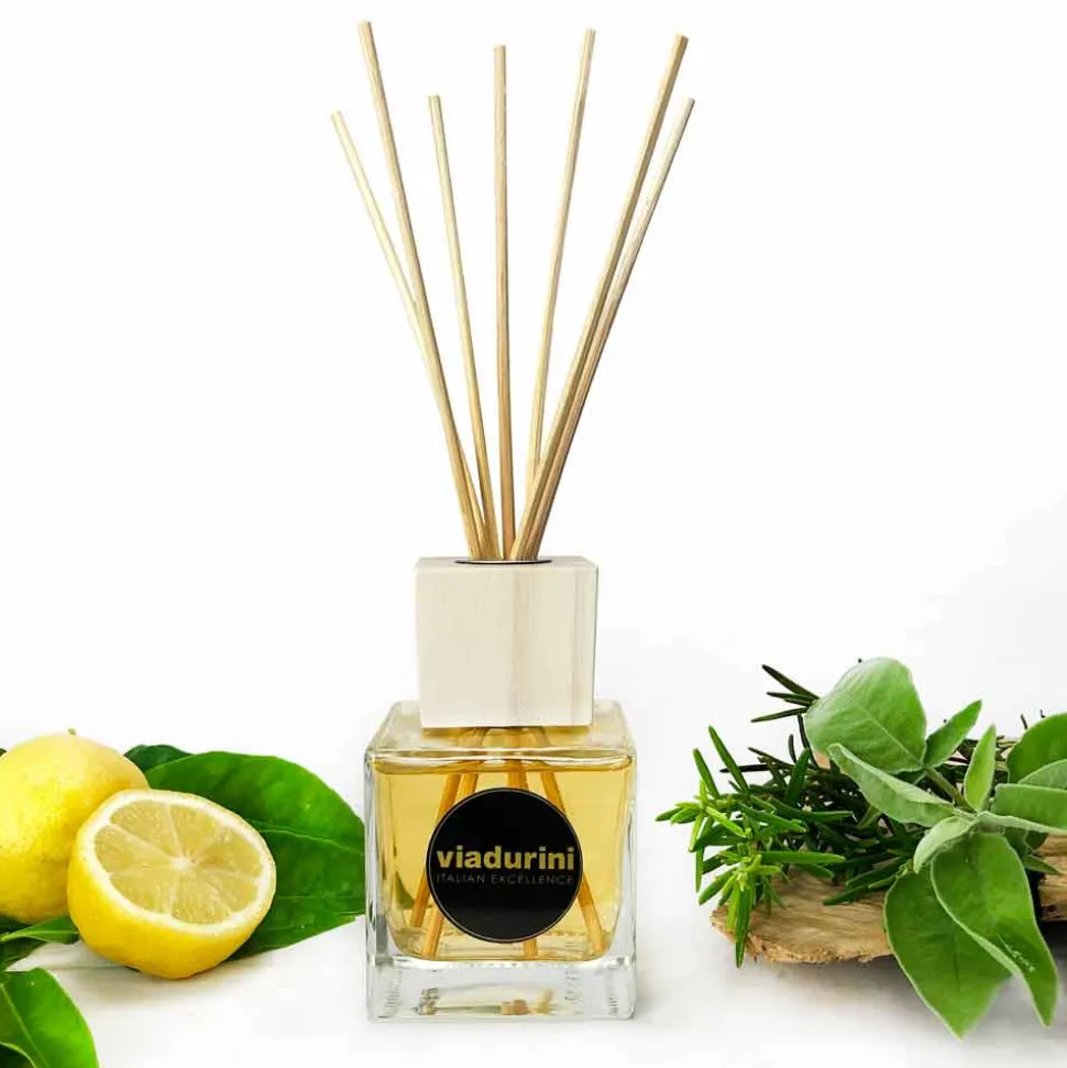 Profumatore Ambiente Fragranza Bergamotto 200 ml con Bastoncini - Ladolcesicilia