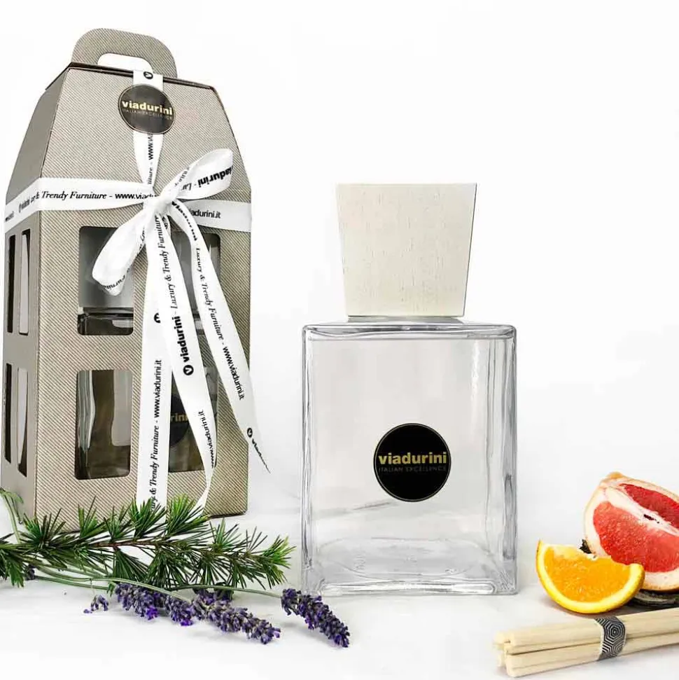 Profumatore Ambiente Lino Bianco 2,5 Lt con Bastoncini - Cuoredifirenze