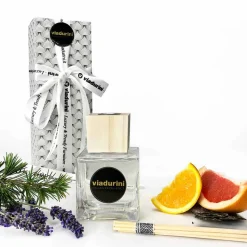 Profumatore Ambiente Lino Bianco 200 ml con Bastoncini - Cuoredifirenze