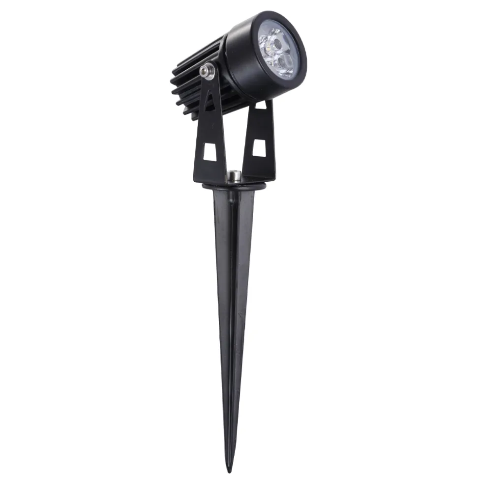 Proiettore, Faretto Rotondo con Led da Esterno in Alluminio 6 Pezzi - Erio