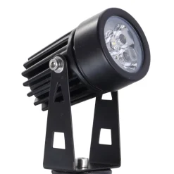 Proiettore, Faretto Rotondo con Led da Esterno in Alluminio 6 Pezzi - Erio