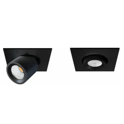 Proiettore Led Plafoniera in Alluminio Bianco o Nero 4 Pezzi - Etrusca