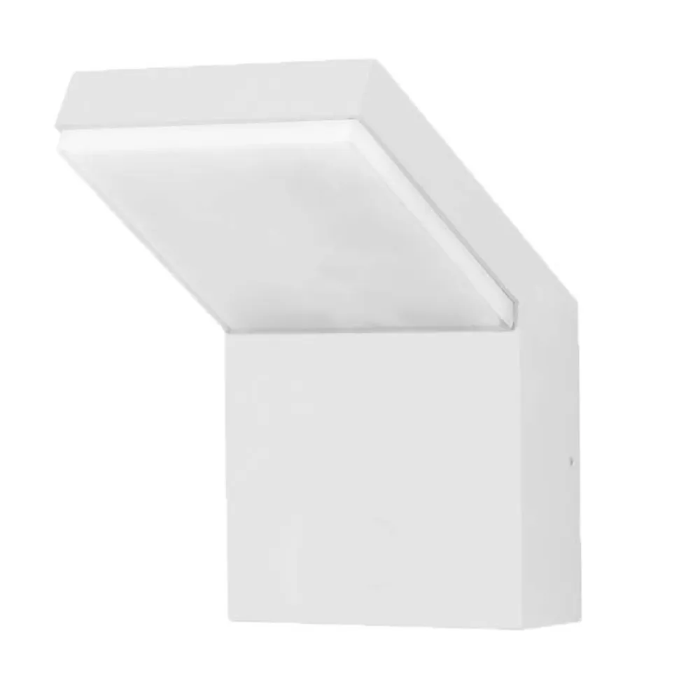 Proiettore LED 18W Applique da Esterno in Alluminio Bianco o Nero - Nerea