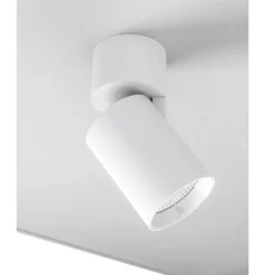 Proiettore Plafoniera Led Orientabile in Alluminio Bianco o Nero - Point