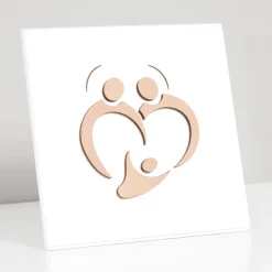 Quadretto della Sacra Famiglia con Incisione Laser Made in Italy - Zuleika