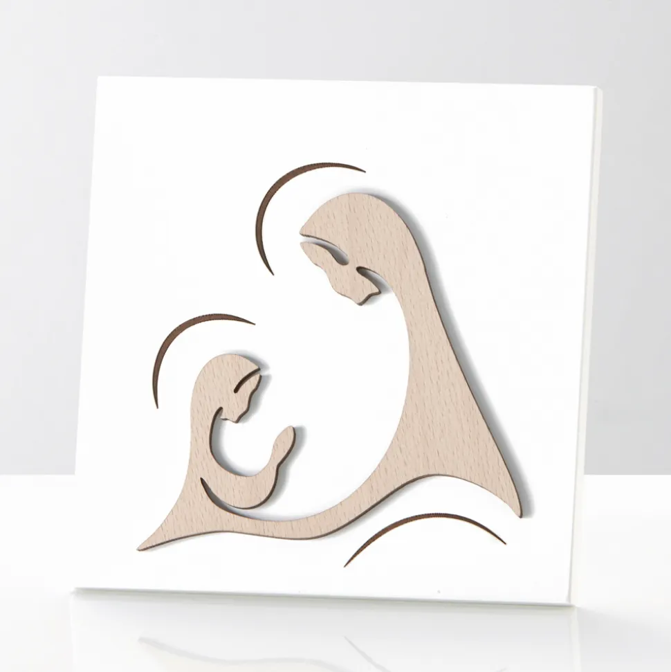Quadretto Raffigurante Apparizione dell'Arcangelo alla Madonna Made in Italy - Abu