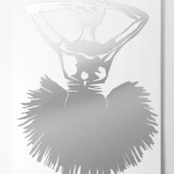 Quadro con Decoro a Specchio di Danzatrice Made in Italy - Evie