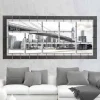 Quadro con pannelli sospesi su corde decorati a mano Mark