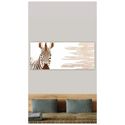 Quadro con Zebra Realizzato con il Laser Made in Italy - Yuuka
