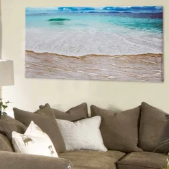Quadro di design moderno Beach fatto a mano, prodotto artigianale