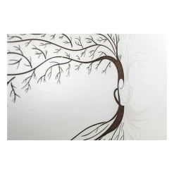 Quadro Inciso a Laser con Albero e Cuore di Famiglia Made in Italy - Aletha