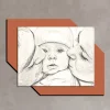 Quadro in Legno con Stampa di Bacio a un Bambino Made in Italy - Andorra