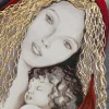 Quadro moderno di design fatto a mano Madonna, realizzato in Italia