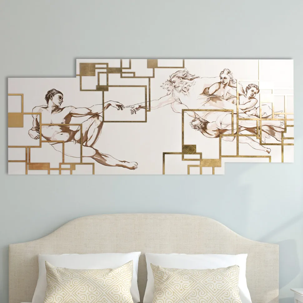 Quadro Realizzato con il Laser che Raffigura la Creazione Made in Italy - Pirucchio