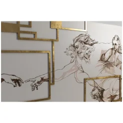 Quadro Realizzato con il Laser che Raffigura la Creazione Made in Italy - Pirucchio