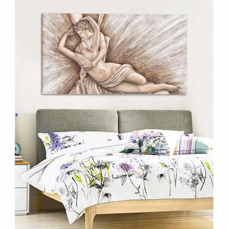 Quadro su tela di moderno design fatto a mano in Italia Aurora