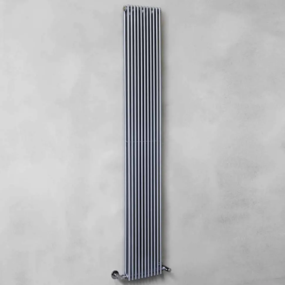 Radiatore a Parete Idraulico in Acciaio Colorato Design Doppio 1296 W - Canarino