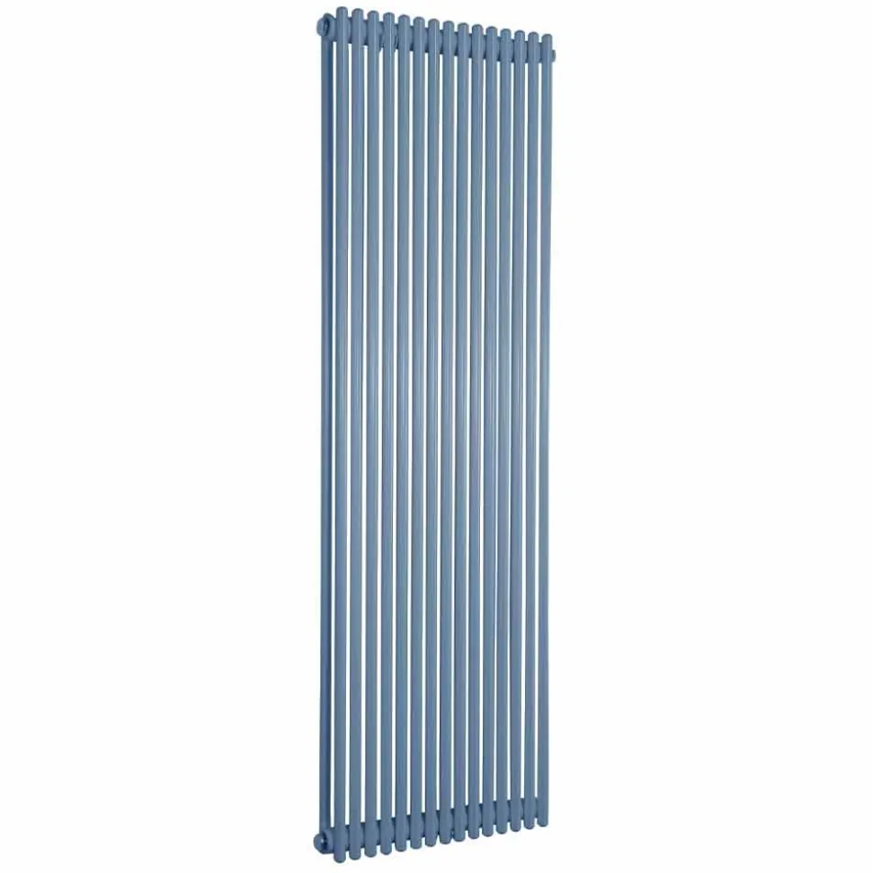 Radiatore a Parete Idraulico in Acciaio Colorato Design Doppio 1296 W - Canarino