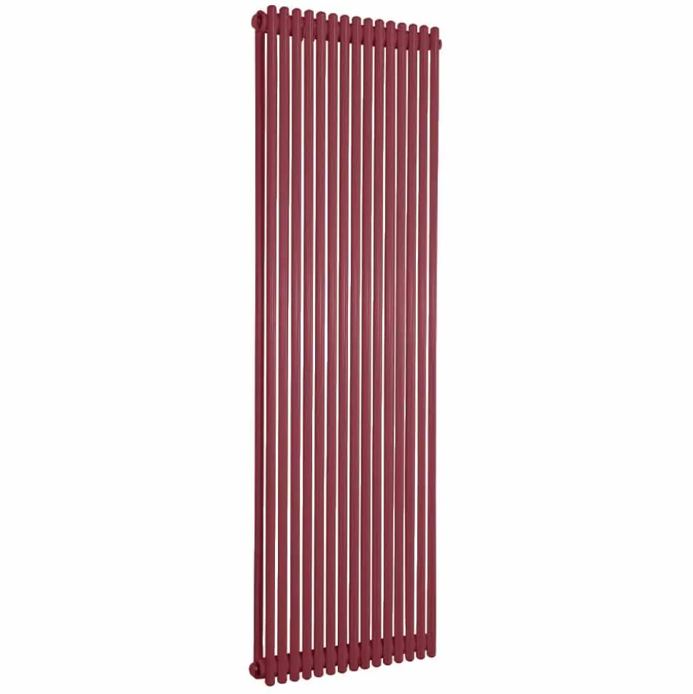 Radiatore a Parete Idraulico in Acciaio Colorato Design Doppio 1296 W - Canarino