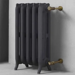 Radiatore di Design 5 Elementi Lisci in Ghisa da Terra fino 914 W - Barocco