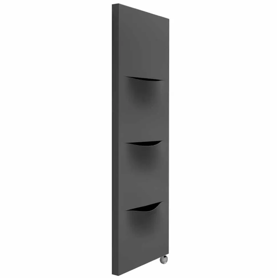 Radiatore Elettrico Verticale Design in Acciaio Moderno fino a 1000 W - Cut