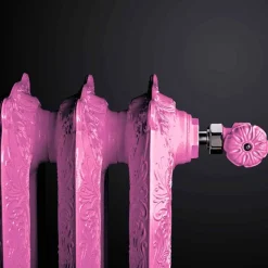 Radiatore termoarredo idraulico in ghisa decorato Tiffany Scirocco H