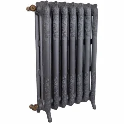 Radiatore Vintage 7 Elementi Decorati in Ghisa da Terra fino 1062 W - Barocco