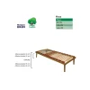 Rete una Piazza e Mezzo Interamente in Legno di Faggio Bio Energy - Energy