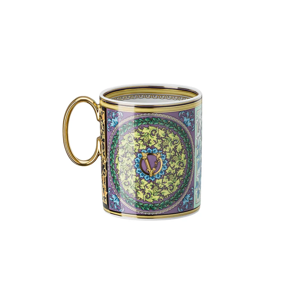Rosenthal Versace Barocco Mosaic 4 Bicchieri con Manico in Porcellana - Mosaic