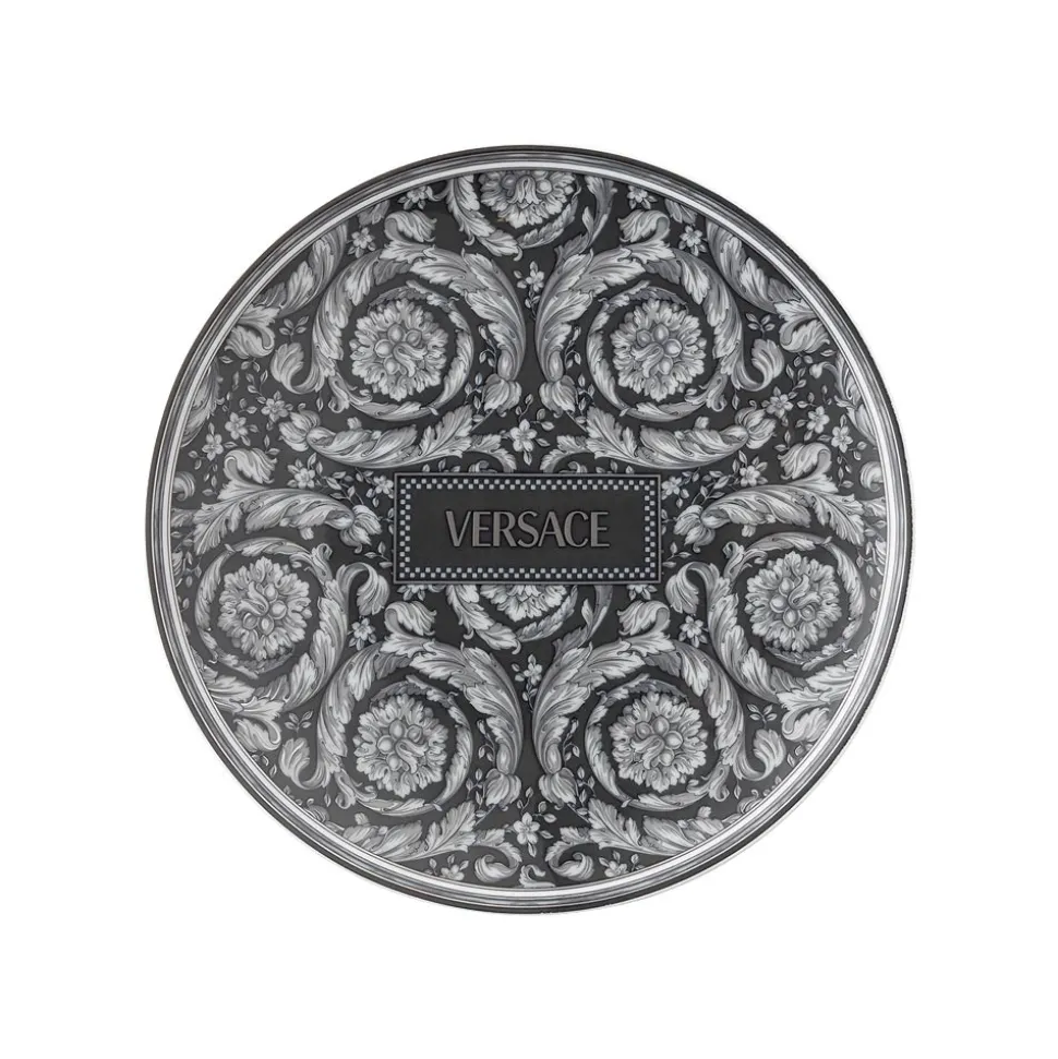Rosenthal Versace Barocco 4 Piatti Piani Diametro 17 cm in Porcellana - Barocco