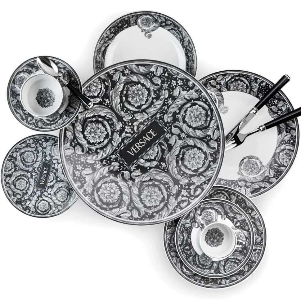Rosenthal Versace Barocco Piatto Segnaposto Diametro 33 cm in Porcellana - Barocco