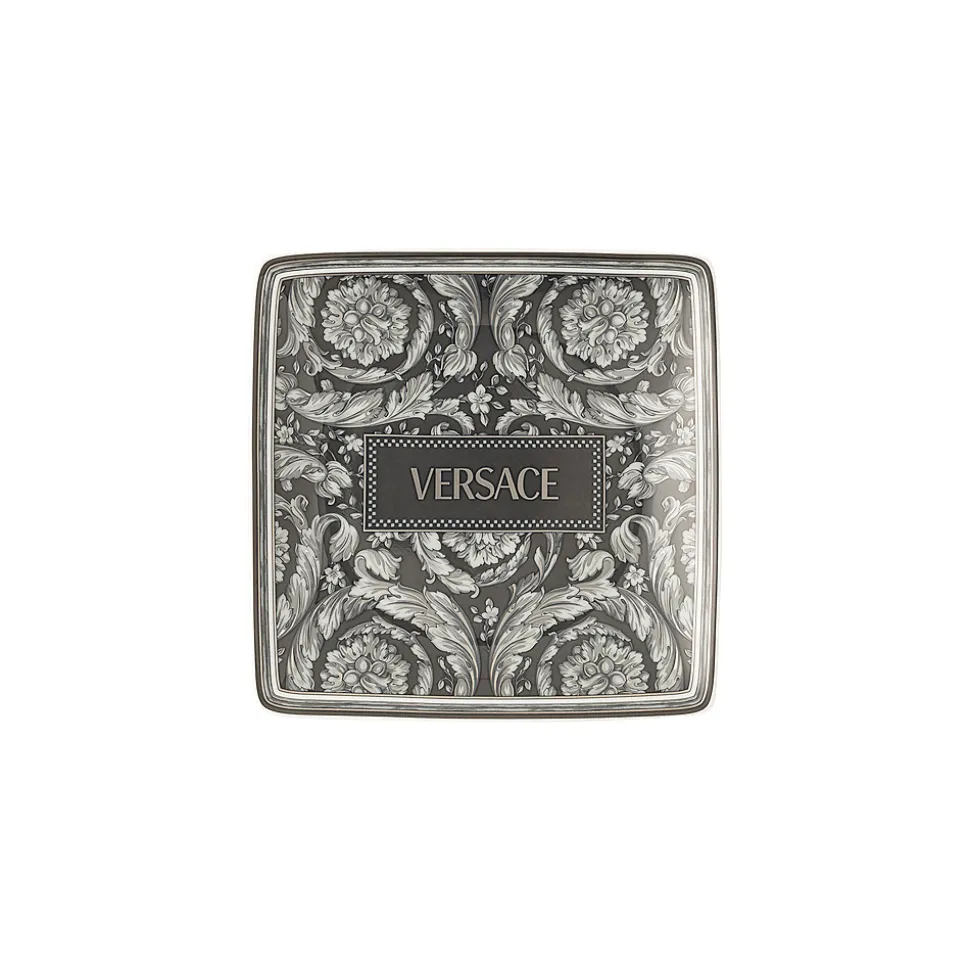Rosenthal Versace 6 Coppette Quadre Piane con Logo Versace - Barocco