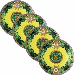 Rosenthal Versace Jungle Animalier 4 Piatti Piani Diametro 17 cm - Animalier