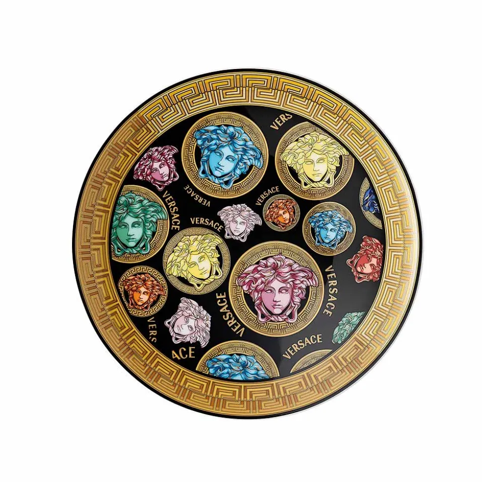 Rosenthal Versace Medusa Amplified Multicolor 4 Piatti Piani - Amplifiedmulticolor