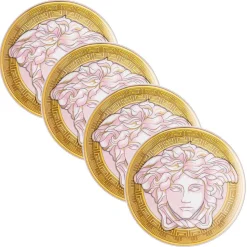 Rosenthal Versace Medusa Amplified 4 Piatti Piani Diametro 17 cm - Medusaamplifield