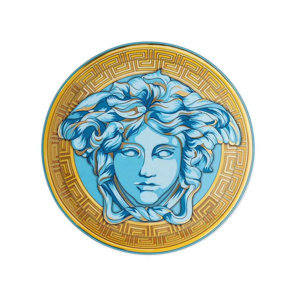 Rosenthal Versace Medusa Amplified 4 Piatti Piani Diametro 17 cm - Medusaamplifield