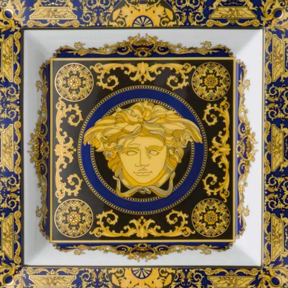 Rosenthal Versace Medusa Blue Coppa 22cm di moderno design porcellana