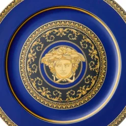 Rosenthal Versace Medusa Blue Piatto segnaposto di design porcellana