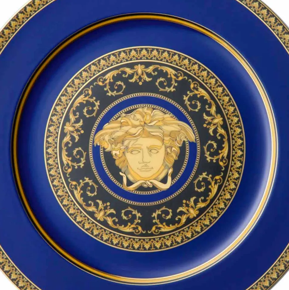 Rosenthal Versace Medusa Blue Piatto segnaposto di design porcellana
