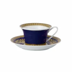 Rosenthal Versace Medusa Blue Tazza da tè di moderno design porcellana
