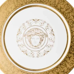 Rosenthal Versace Medusa Gala Gold Piatto segnaposto 33cm porcellana
