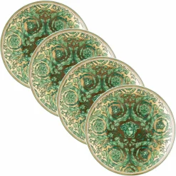 Rosenthal Versace Medusa Garland 4 Piatti Piani Diametro 17 cm - Christmas
